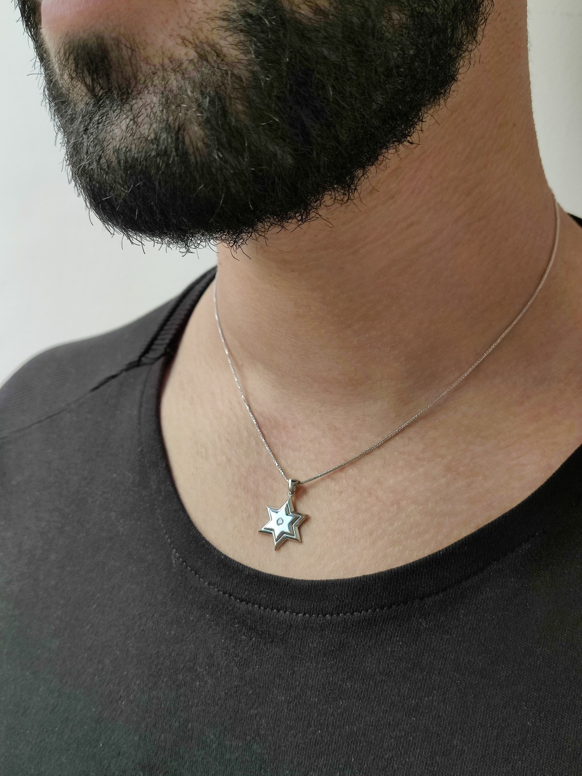 מגן דוד קטן ומקסים זהב לבן פנדן , מתנות ט"ו באב , א